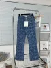 Дизайнерские женские джинсы Поступления Street Out Patch ажурные заплатанные вышитые Повседневные синие прямые теплые фиолетовые фирменные джинсы прямые брюки Джинсовые джинсы Брюки