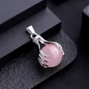 Natuursteen Olifant amethist Hanger opaal roze kristal palm gelukskralen hanger bedels voor sieraden maken kettingen