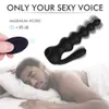 Massage de la Prostate masculin vibrant sans fil, Plug Anal, godemichet Anal, stimulation du point G, vibrateur en Silicone, jouets Sexy pour hommes Gay310t