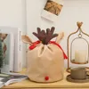 Saco de doces infantil de Papai Noel Saco de renas popular Sacos de embrulho coloridos de Natal