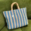 Lato 2023 Sloave Słomka Raffii małe torby plażowe damskie męskie torebki designer torba na ramię luksusowe crossbody koszer koszyk wakacyjny bagaż torby sprzęgła