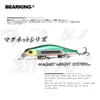 Iscas iscas Bearking 11cm 17g sistema de peso magnético modelo de fundição longa iscas de pesca iscas duras mergulho 0812m qualidade wobblers minnow 230911