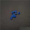 Losse diamanten 230/1 goede kwaliteit hoge temperatuurbestendigheid nano-edelstenen facet rond 0,8-2,2 mm donker opaal spinel blauw syntheti Dhgarden Dhwgo
