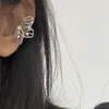 Backs Kolczyki Koreański kawałek Kolor Elf Butterfly Pearl Ear Clip dla kobiet proste bez przebijania mankietu Prezenty biżuterii