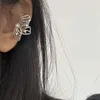 Boucles d'oreilles à dos coréen couleur argent, Clip d'oreille en perle papillon elfe pour femmes, Simple sans Piercing, manchette, bijoux cadeaux de fête