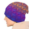 Berets Spaceship Earth Padrão Multi Gorros Tricotado Chapéu Centro Brimless Tricotado Skullcap Presente Casual Criativo