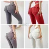 Pantaloni attivi 2023 Inverno Europa e America Cross border Nude Feel Vita alta Pantaloni da yoga con sollevamento dell'anca Pantaloni sportivi tascabili da donna Pantaloni fitness crisantemo x0912