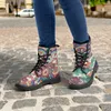 DIY Classic Martin Boots men women shoes Customized pattern cool fashion Versatile Elevated Casual Boots 35-48