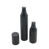 15 ml 30 ml svart luftlös flaskelotion grädde pump plastbehållare vaccum spray 50 ml kosmetiska flaskor dispenser för kosmetika ttenw