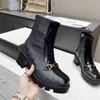 Designer G Boots Women Ankle Booties Winter Leather Boot Martin Platform Letter Luxury Woman fghfgh