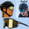 SunGod Vulcans lunettes de cyclisme colorées lunettes de soleil de sport de plein air unisexe vtt vélo de route lunettes polarisées lunettes 3 ensemble de lentilles 220120282C