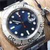 Męskie zegarek automatyczne zegarki mechaniczne Men Business zegar ze stali nierog nierdzewną opaska jacht na rękę