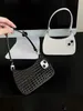 Coreano elegante diamante treliça 3d bolsa caso de telefone para iphone 14 13 12 pro max 11 luxo saco axilas à prova de choque capa macia