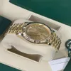 Luxury Wristwatch Day Date President 40mm Yellow Gold Champagne men's Watch 228238253V