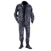 Herren-Trainingsanzüge, Herren-Frühlings- und Sommer-Militäruniform, Outdoor-Tarnanzug, schwarzes Python-Muster, verschleißfeste Overalls, Arbeitsversicherungstuch 230912