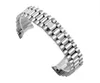 Watch Bands 20mm 13mm 17mm 21mm Band Stainless Steel Curved End President Style Bracelet Watchbands Fits For Water Ghost Outdoor S261n