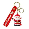 Mengxu Leuke cartoon sleutelhanger Kerstsneeuwman sleutelhanger auto hanger boekentassen hangende sieraden klein geschenk groothandel