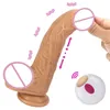 Itens de massagem Aquecimento Penis Vibrador Feminino Masturbação Automática Telescópica Rotativa Vibrador Com Forte Otário Brinquedos Sexuais Para Women278U