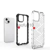 Capas de telefone celular para Apple iPhone 15 Capas de telefone celular iPhone14Pro Max Honeycomb Case Apple XR Creative Transparent Color Fall Protection Case X0912