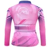 Fietsshirts Tops Design Lente En Herfst Dames Jersey Lange Mouw Fiets Sportkleding Racefiets Mode MTB Kleding 230911