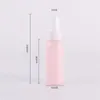 50ml Sanitizer Spray Bottle Empty Hand Wash bottles Emulsion PET Plastic Mist Sprayer Pump Containers for Alcohol Vbbxk