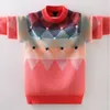 Pullover Winter Children's Sweater Children's Clothing Kids O-Neck Pullover Knitting Sweaters Girl's Clothes Outerwear Keep Warm 230912