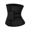 Women's Shapers Plus Size Corset Waist Trainer Latex Cincher Abdominal Belt Zipper High Compression Underbust Body Shaper Fajas S-3XL