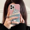 Mobiele telefoon hoesjes Mooie kaart portemonnee Designer telefoonhoesjes voor iPhone 15 14 13 12 11 Pro Max X XS Xr 7 8 Plus Luxe lederen portemonnee cover met doos Verpakking Mix bestellingen Drop Shi