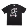 Галереи DEPT Harajuku 23SS Весенняя винтажная футболка с логотипом DYNAMIC DUO с принтом букв Свободные большие футболки унисекс в стиле хип-хоп с короткими рукавами E7