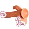 massagerFull sex silicone tongue licking stretching swinging vibration heating simulated penis charging female masturbator adult sex toy