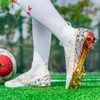 SURES BUTS MARS WYSOKOŚĆ BUTY Piłki Nożne Non poślizgowe buty piłkarskie złote podeszwy profesjonalne butę treningową dla dorosłych trampki na zewnątrz 230912