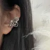 Backs Kolczyki Koreański kawałek Kolor Elf Butterfly Pearl Ear Clip dla kobiet proste bez przebijania mankietu Prezenty biżuterii