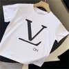 T-shirts Boys Short Sleeve Designer Fashion Summer Half Sleeved Round Neck Letter Printed Bottom Shirt Girls Top Tshirt Childrens Clothing