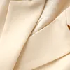 2023 Summer Ampricot Solid Color Dress Long Long-Deace Buttons Brutons بطول الفساتين غير الرسمية S3S08W09080912