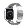 Rostfritt stål smarta klockband band för Apple Watch Band Ultra 38mm 40mm 44mm 45mm IWatch Band Series 8 9 4 5 6 7 Fashion Men Women Metal Armband