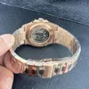 Relógios de pulso Naut 39mm NH35 Caso Homens Relógio Acessórios Luminosos Dial Mãos de Aço Inoxidável para Movimento DIY S Logo Rose Gold