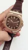 U1 Top AAA Luxurys Watch Original PATE-PHILI Nautilus 5711 Стальной сетчатый ремешок Аналоговые с датой Наручные часы Мужские механические часы ERUY с автоматическим механизмом Montre Luxe