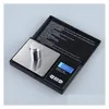 Balances de pesée En gros Mini Balance numérique de poche 0,01 x 200G Bijoux Peser Nce LCD électronique Akb73715601 Outils de réparation Kits Alarme Otfqv