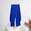 Pantaloni a due pezzi da donna Miyake Pieghettato Abito da donna Top Coreano Temperamento di alta qualità Abbigliamento ampio Marchio di moda Elegante e per Lady Y2k