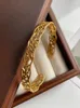 Bangle Retro Gold Pattern Hollow Bracelet Opening Adjustable All-Match Jewelry