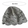 Chapéus Senhoras Chapéu Elástico Macio Mulheres Lace Malha Mulheres Beanie Respirável Decorativo