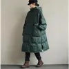 Trenchs de femmes Manteaux d'hiver Manteau Femmes Pull 2023 Capuche Chaud Épaissi Coton Veste Rembourrée Casual Lâche Matelassé Parkas Mode