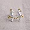 Boucles d'oreilles mode coréenne perroquet petit Animal oiseau créatif frais et doux pour hommes femmes