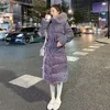 Kadın Trençkotları Yıldız Down Ceket Mid-Uzunlukta 2023 Moda Diz Üstü Kış Kalınlaştırılmış Büyük FFUR YALA CATE TRENDİ
