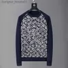 Męskie swetry jesienne zimowe pullover swetry mężczyźni designerskie dzianiny wełniane wełniane dzianinowe sweter męski mody mody skoczni bluzy skoczki L230912