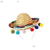 Chapéus de festa México Mini Chapéu Anel de Cabelo Sombrero Headband Festival Desempenho Adereços Carnaval Halloween Desconto Z230809 Drop Delivery Ho Dhebn