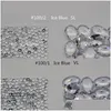 Loose Diamonds Nano Crystal Gem 2.5Mm Round White Colors Facet Cut Top Quality Thermostable Synthetic Gemstone For Jewellery Dhgarden Dhhbd