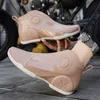 Regenlaarzen Mannen Outdoor Vissen Schoenen Punk Enkel Rubberen Laarzen Waterdicht Sterk Blokkeren Water Wellies Keuken veiligheidsschoenen 230912