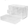 Caixas de armazenamento Caixas Der Organizador Desk Home Supply Clear Maquiagem Ders Ps Estudante Z230811 Drop Delivery Garden Housekeeping Organização Dh8fw