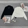 Womens Designer Sweater Top Pullover Gebreid Briefborduurwerk Gebreid Vest Met Lange Mouwen Casual Knitwear